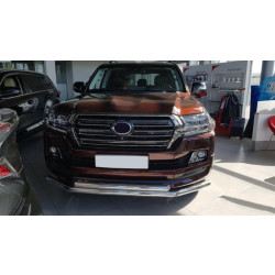 Купити Передня дуга ST014 (2015-2025, нерж.) 60мм на 42мм для Toyota Land Cruiser 200