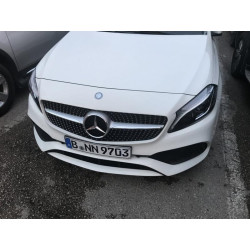 Купити Передня решітка Diamond Silver (для Avantgarde/AMG-Line/C43 AMG) 2014-2018, без камери для Mercedes C-сlass W205 рр