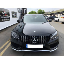 Купити Передня решітка Panamericana GT (для Avantgarde/AMG-Line/C43 AMG) 2018-2025, без камери для Mercedes C-сlass W205 рр