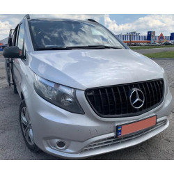 Купити Передня решітка GT Panamericana Black (2014-2023 для Vito W447) для Mercedes Vito / V-class W447 2014- рр