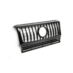 Купити Передня решітка (GT, з хром смужками) Біла з хром смужками для Mercedes G сlass W463 1990-2018рр
