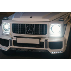 Купити Передня решітка (GT Panamericana, без хрому) Повністю біла для Mercedes G сlass W463 1990-2018рр