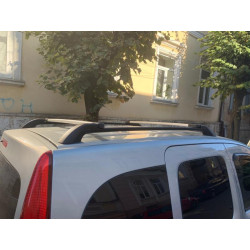 Купить Оригинальные рейлинги (с поперечинами) Серые-2025черные для Mercedes Citan 2013- гг