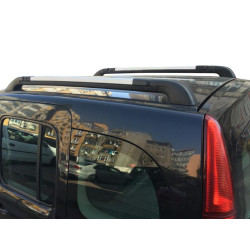 Купить Оригинальные рейлинги (с поперечинами) Серые-2025черные для Mercedes Citan 2013- гг