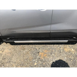 Купити Бокові пороги RedLine V1 (2 шт., алюміній) для Toyota Rav 4 2019- рр