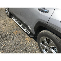 Купити Бокові пороги Sunrise (2 шт., алюміній) для Toyota Rav 4 2019- рр