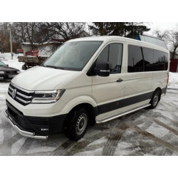 Купити Передній захист ST085 (нерж) для Volkswagen Crafter 2016- рр
