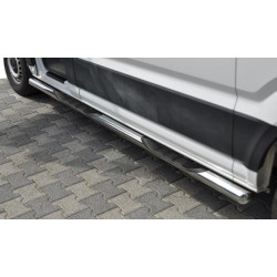 Купити Бічні труби (2 шт., нерж) d60, коротка база для Volkswagen Crafter 2016- рр