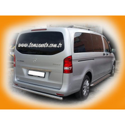 Купить Задняя защита углы AK003 (нерж.) для Mercedes Vito/V-class W447 2014- гг