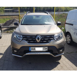 Купить Кенгурятник WT008 (нерж.) для Renault Duster 2018-2024 гг