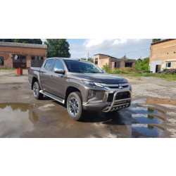 Купить Кенгурятник WT003 (нерж) для Fiat Fullback 2016- гг