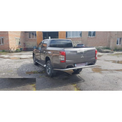 Купить Задняя защита AK005 (нерж) для Mitsubishi L200 2015-2024 гг