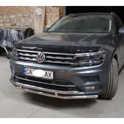 Купить Передняя защита ST016 (нерж) для Volkswagen Tiguan 2016-2023 гг
