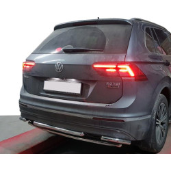 Купить Задняя защита AK001-2 (нерж) для Volkswagen Tiguan 2016-2023 гг