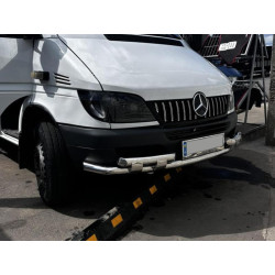 Купить Передняя защита ST015-2 (нерж.) для Mercedes Sprinter W901/902/903/904/905 1995-2006 гг