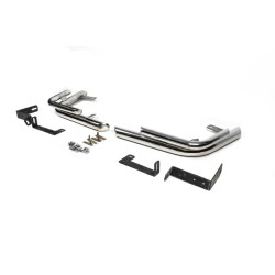 Купити Задні кути AK003-Double (2 шт., нерж.) для Nissan X-trail T31 2007-2014рр