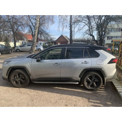 Купити Бокові пороги OEM V1A (2 шт, алюміній) для Toyota Rav 4 2019- рр