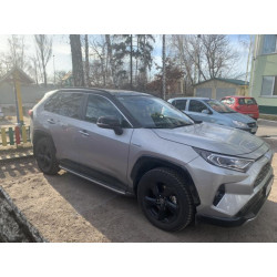 Купити Бокові пороги OEM V1A (2 шт, алюміній) для Toyota Rav 4 2019- рр