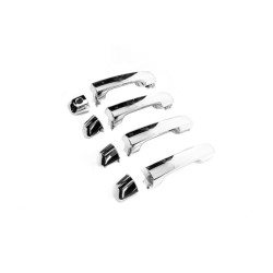 Купити Дверні ручки в зборі 2015-2025 (Хром, 4 шт) для Toyota Land Cruiser Prado 150