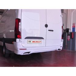 Купити Накладка на задній бампер (під фарбування) для Mercedes Sprinter W907/W910 2018- рр