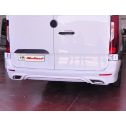 Купити Накладка на задній бампер (під фарбування) для Mercedes Sprinter W907/W910 2018- рр