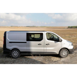 Купити Інтегровані рейлінги (чорні) Коротка база для Fiat Talento 2016- рр