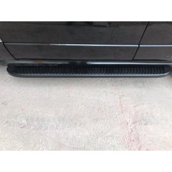 Купить Боковые пороги Tayga Black (2 шт., алюминий) для Range Rover III L322 2002-2012 гг