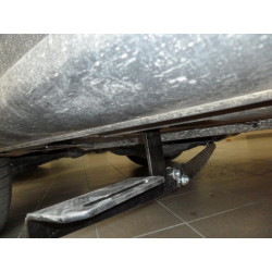 Купить Боковые пороги Bosphorus Grey (2 шт., алюминий) для Range Rover Sport 2005-2013 гг