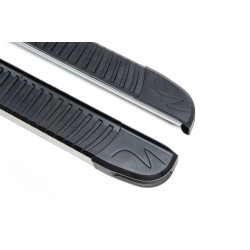 Купить Боковые пороги Maya V1 (2 шт., алюминий) для Range Rover II P38A 1997-2002 гг