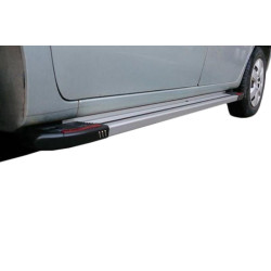 Купити Бокові пороги Rainbow (2 шт., Алюміній) Коротка база для Mercedes Citan 2013-2021 рр