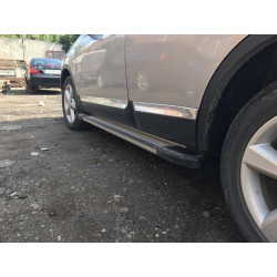 Купить Боковые пороги Rainbow (2 шт., алюм.) Длинная база для Nissan Qashqai 2010-2014 гг