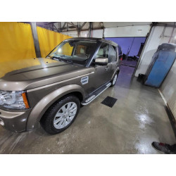 Купити Бокові пороги Tayga V2 (2 шт., алюміній) для Land Rover Discovery IV