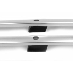 Купить Рейлинги Хром ExtraLong, пластиковые ножки для Nissan NV400 2010-2024 гг