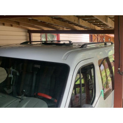 Купити Рейлінги Чорні Long, чавунні ніжки для Nissan NV400 2010-2024 рр