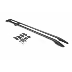 Купити Рейлінги Чорні ExtraLong, чавунні ніжки для Nissan NV400 2010-2024 рр