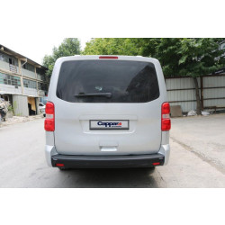 Купити Накладка на задній бампер EuroCap (на довгу базу, ABS) для Opel Zafira Life 2019- рр