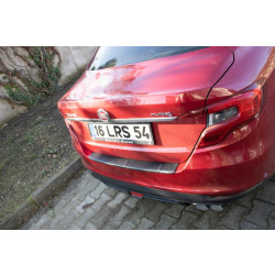 Купити Накладка на задній бампер EuroCap (Sedan, ABS) для Fiat Tipo 2016- рр