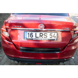 Купити Накладка на задній бампер EuroCap (Sedan, ABS) для Fiat Tipo 2016- рр