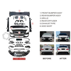 Купить Комплект обвесов (AMG) для Mercedes CLA C117 2013-2019 гг