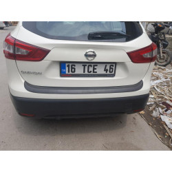 Купити Накладка на задній бампер EuroCap (2014-2017, ABS) для Nissan Qashqai/Rogue Sport рр