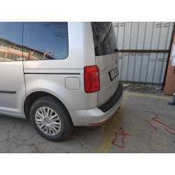 Купити Накладка на задній бампер EuroCap (ABS) для Volkswagen Caddy 2015-2020 рр