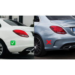 Купити Бризковики Premium (4 шт) для Mercedes C-сlass W205 2014-2021рр