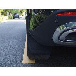 Купити Бризковики Premium (забарвлені розширювачі арок, модель з підніжками, 4 шт) для Mercedes GLE W167