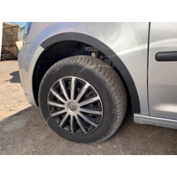 Купити Накладки на арки (чорний мат) Довга база (метал) для Volkswagen Caddy 2010-2015 рр