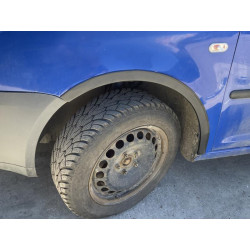 Купити Накладки на арки (чорний мат) Довга база (метал) для Volkswagen Caddy 2004-2010 рр