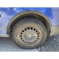 Купити Накладки на арки (чорний мат) Коротка база, 2 зсувних дверей (метал) для Volkswagen Caddy 2004-2010 рр