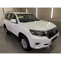 Купити Рейлінги турецька дизайн (Чорні, 2 шт) металеві ніжки для Toyota Land Cruiser Prado 150