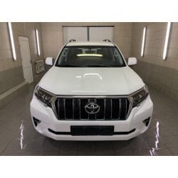 Купити Рейлінги турецька дизайн (Чорні, 2 шт) металеві ніжки для Toyota Land Cruiser Prado 150