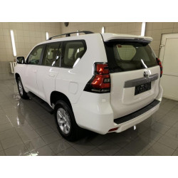 Купити Рейлінги турецька дизайн (Чорні, 2 шт) металеві ніжки для Toyota Land Cruiser Prado 150