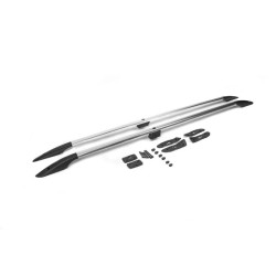 Купити Рейлінги турецька дизайн (Хром, 2 шт) металеві ніжки для Toyota Land Cruiser 200